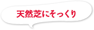 天然芝にそっくり